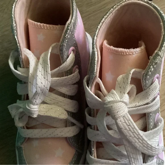 Grogu The Child Star Wars Toddler Girls Hightop Sneaker Size 9 - Picture 8 of 10